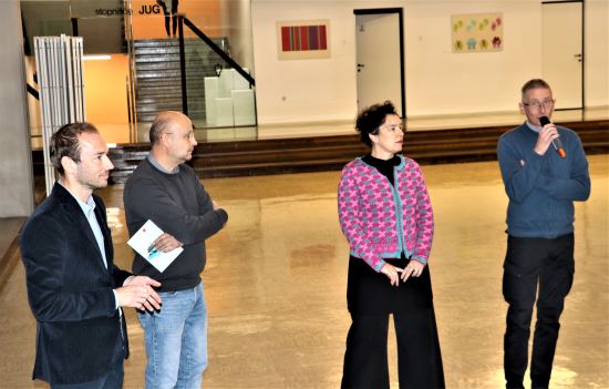 Jurij Selan, Roman Makše, Mojca Zlokarnik in Andrej Brumen Čop (foto. V.B.)