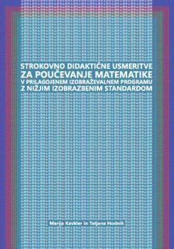 Strokovno didaktične usmeritve za poučevanje matematike v prilagojenem izobraževalnem programu z nižjim izobrazbenim standardom